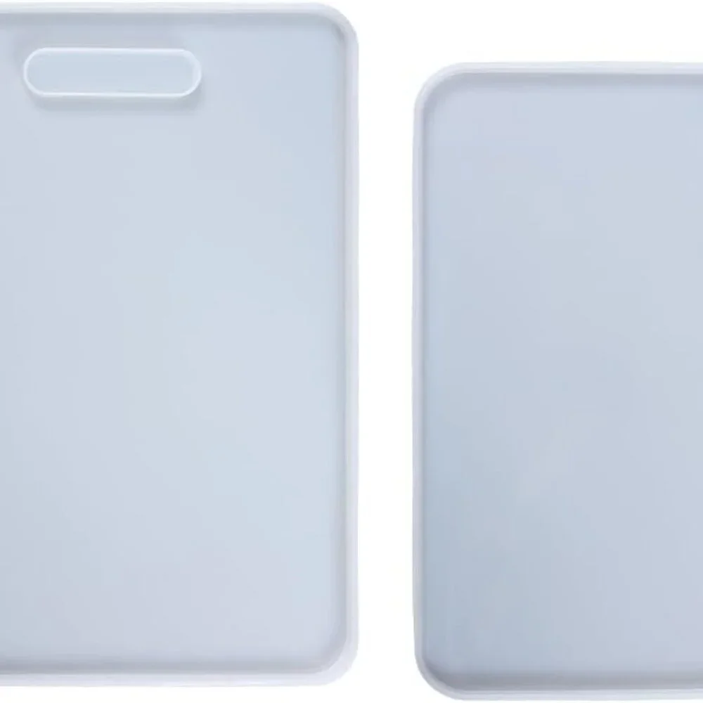 Cutting Board Epoxy Resin Silicone Molds for Serving Tray Platter Concrete Cemen